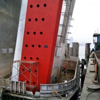 固定式鋼覆復合材料橋梁防撞設施，橋梁防撞護舷，防船撞裝置